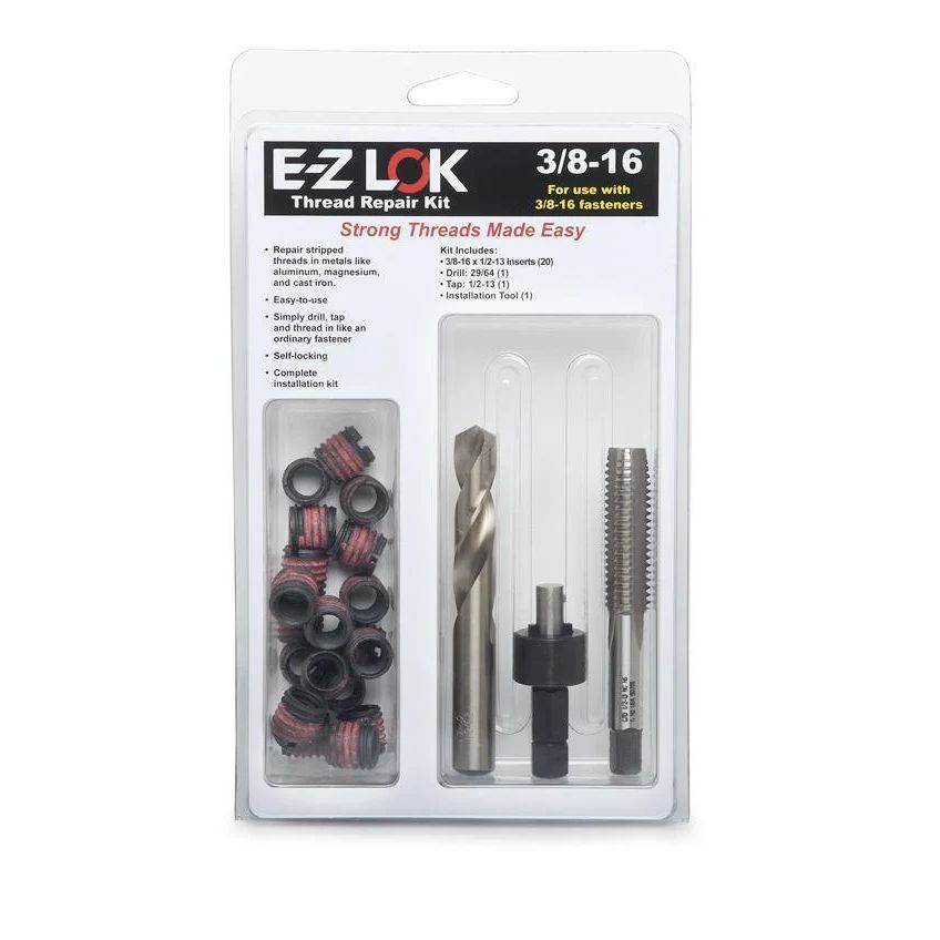 E-Z Lok™ Thread Repair Kit - Thin Wall - 1/4"-28 Unf X 3/8"-16 Unc