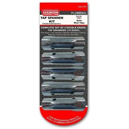 Haron TSK1 Tap Spanner Kit of Multiple Sizes