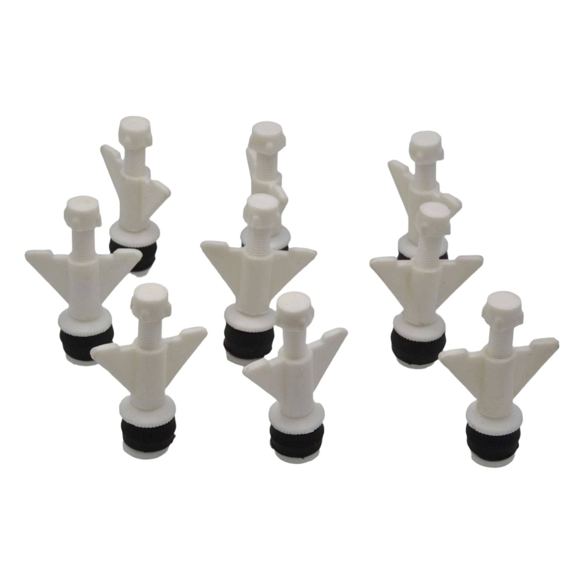 9x Nylon Mechanical Pipe Test Plug Bung with 10mm Bypass 18mm to 26mm - Twin Eagle Imports