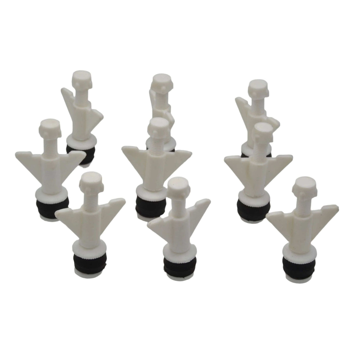 9x Nylon Mechanical Pipe Test Plug Bung with 10mm Bypass 18mm to 26mm - Twin Eagle Imports