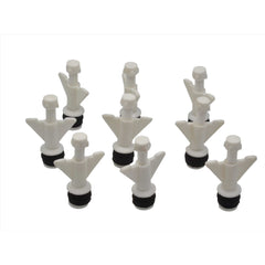 9x Nylon Mechanical Pipe Test Plug Bung with 10mm Bypass 18mm to 26mm - Twin Eagle Imports