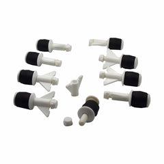 9x Nylon Mechanical Pipe Test Plug Bung with 10mm Bypass 23mm to 32mm - Twin Eagle Imports