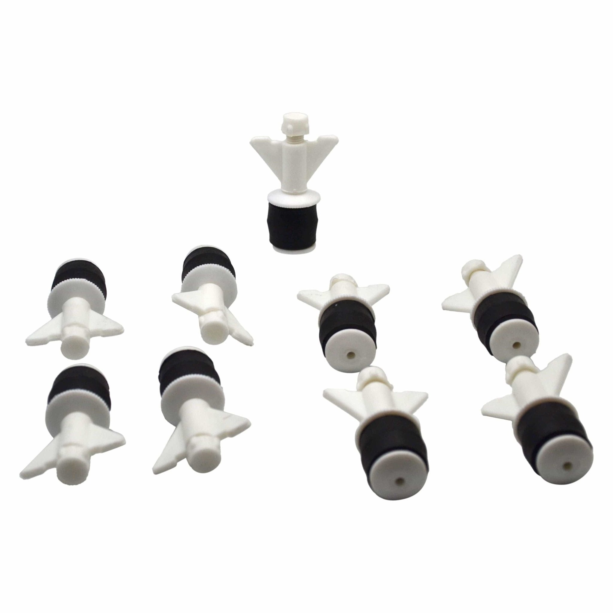 9x Nylon Mechanical Pipe Test Plug Bung with 10mm Bypass 23mm to 32mm - Twin Eagle Imports