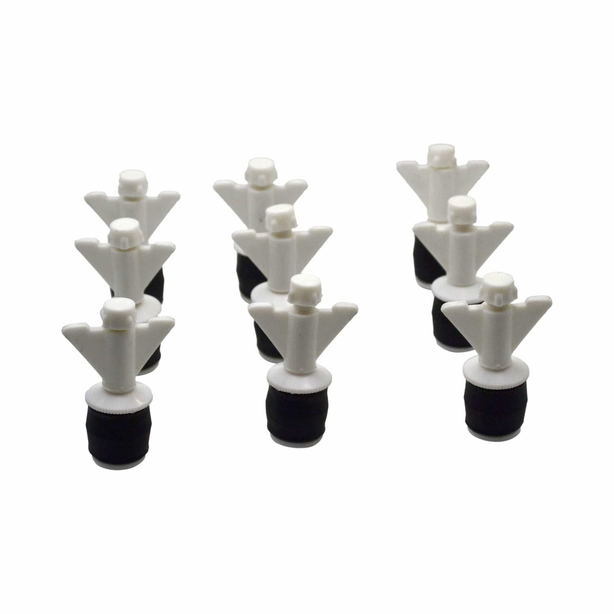 9x Nylon Mechanical Pipe Test Plug Bung with 10mm Bypass 23mm to 32mm - Twin Eagle Imports