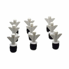 9x Nylon Mechanical Pipe Test Plug Bung with 10mm Bypass 23mm to 32mm - Twin Eagle Imports