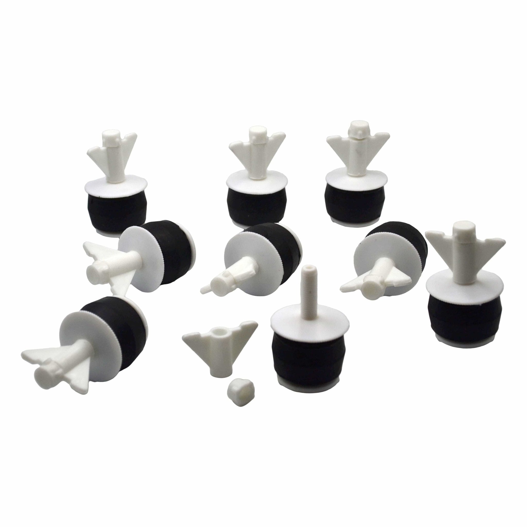 9x Nylon Mechanical Pipe Test Plug Bung with 10mm Bypass 36mm to 45mm - Twin Eagle Imports