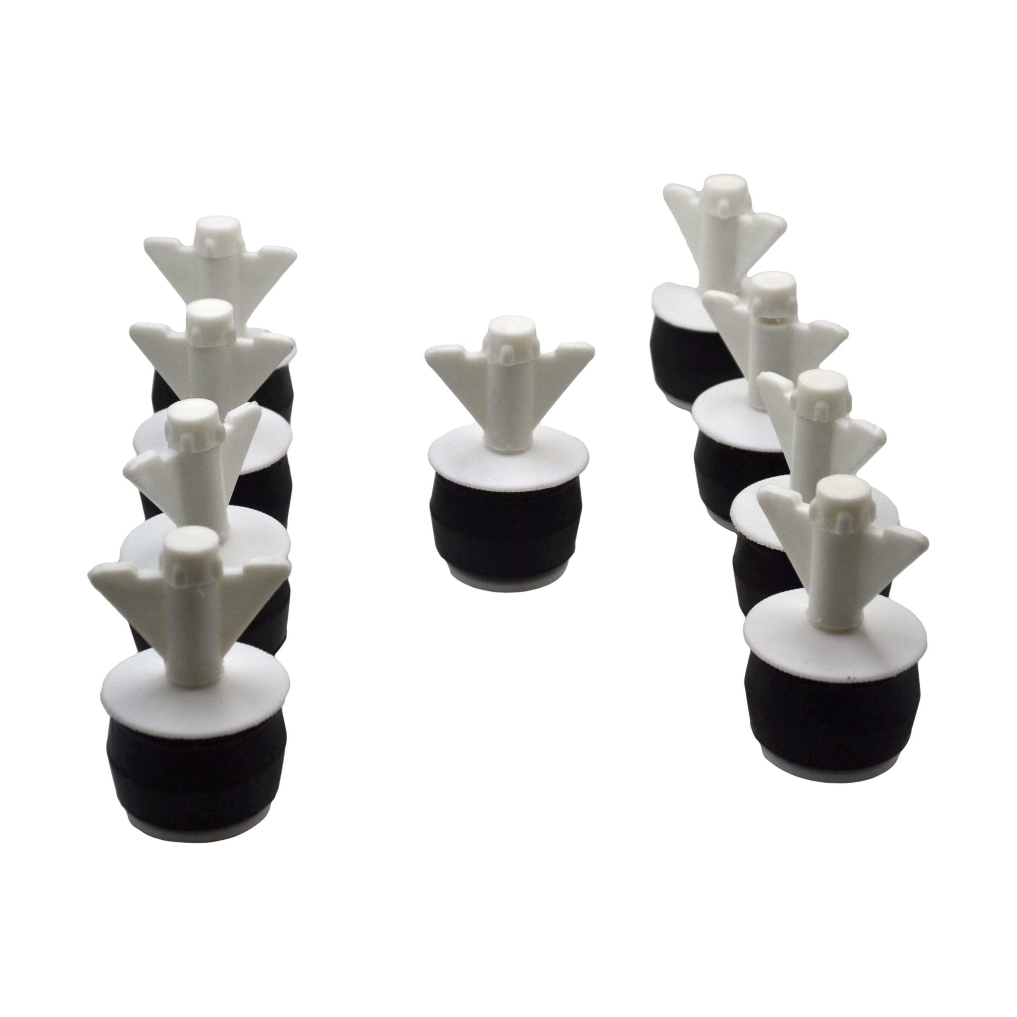 9x Nylon Mechanical Pipe Test Plug Bung with 10mm Bypass 36mm to 45mm - Twin Eagle Imports