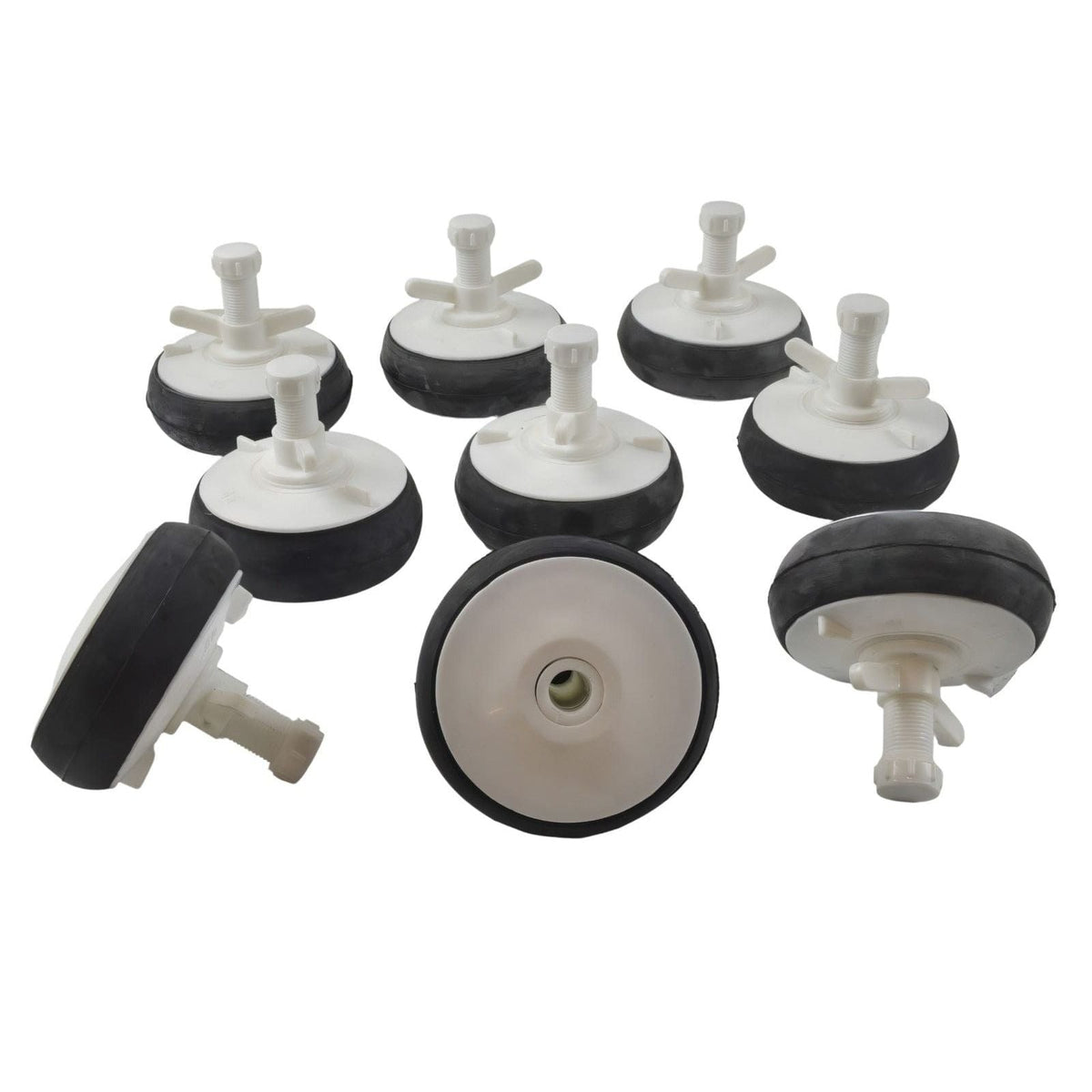 9x Nylon Mechanical Pipe Test Plug Bung with 13mm Bypass 110mm to 130mm - Twin Eagle Imports