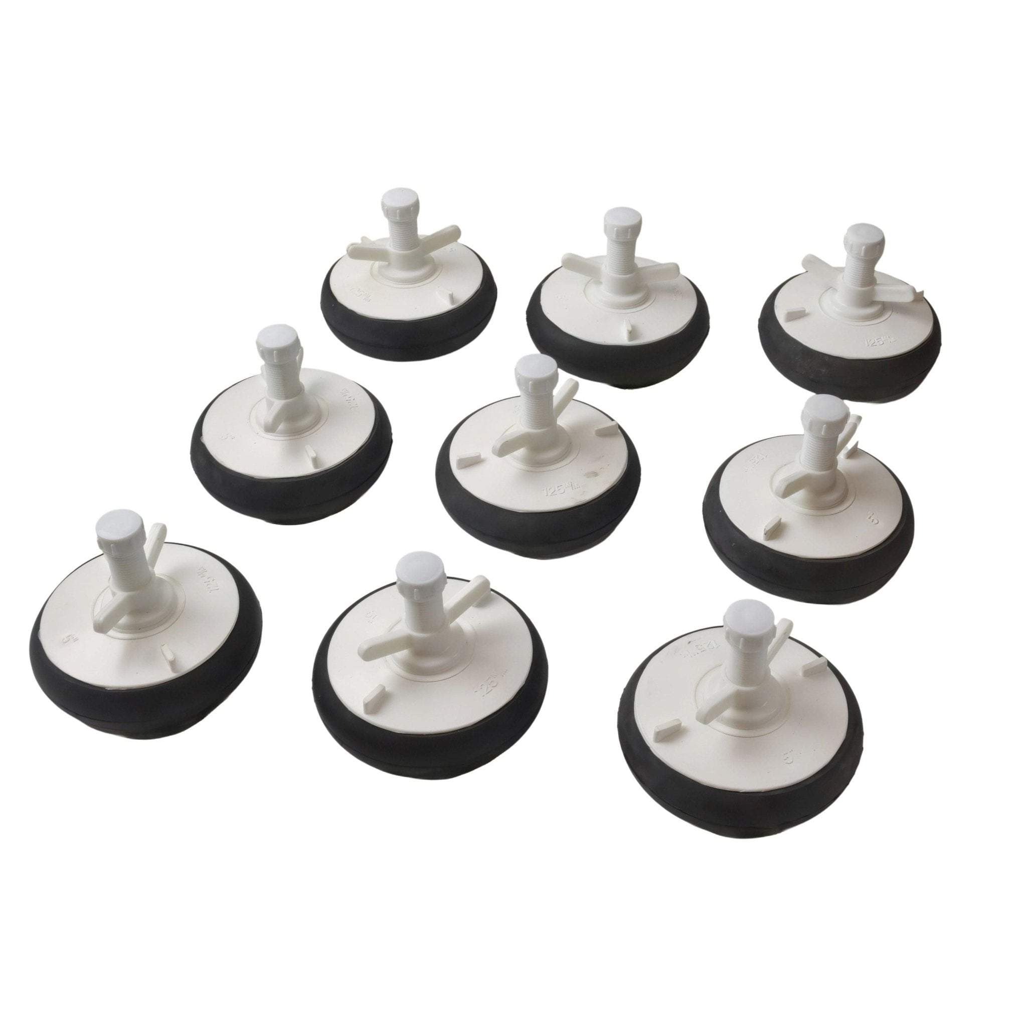 9x Nylon Mechanical Pipe Test plug bung with 13mm bypass 119mm to 142mm - Twin Eagle Imports