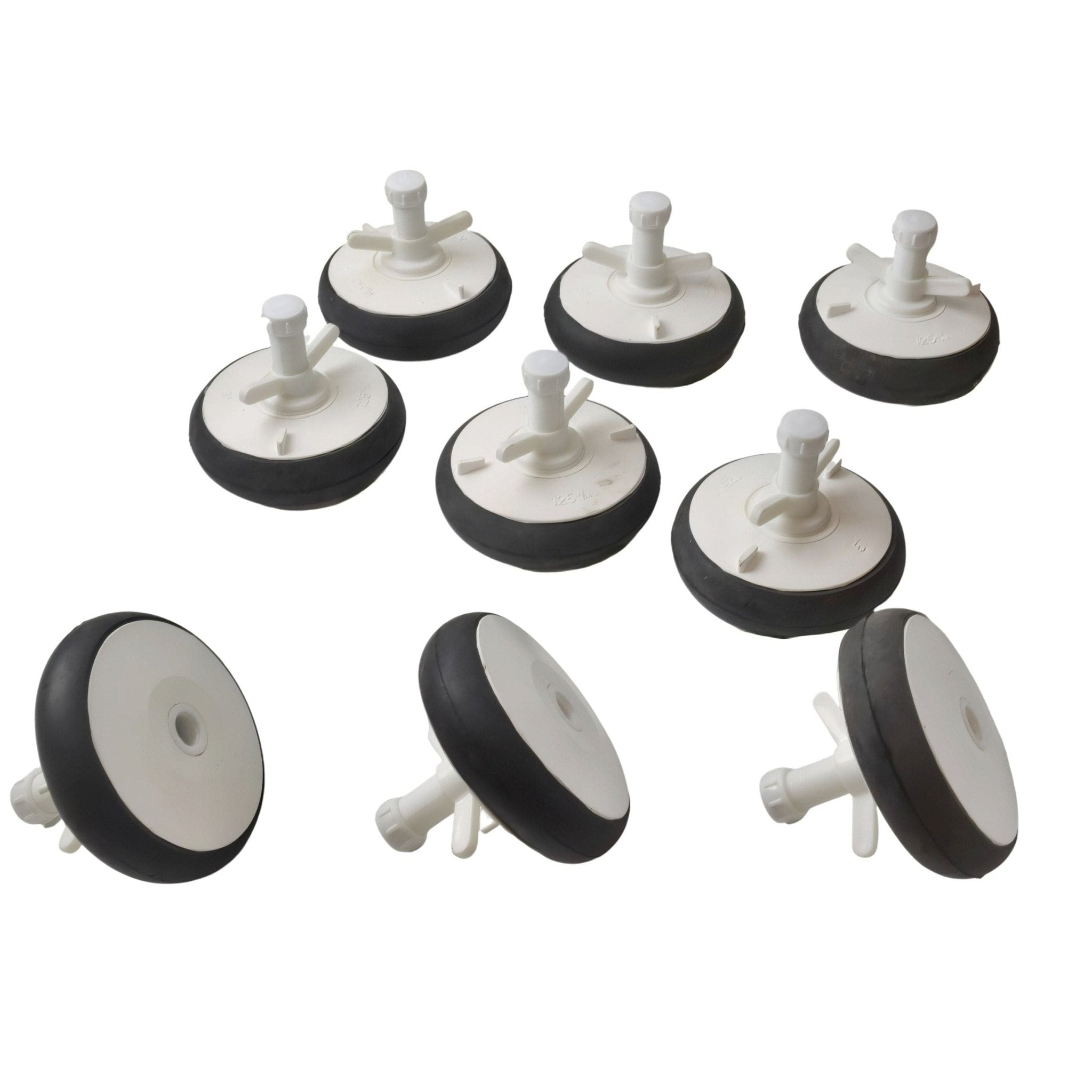 9x Nylon Mechanical Pipe Test plug bung with 13mm bypass 119mm to 142mm - Twin Eagle Imports