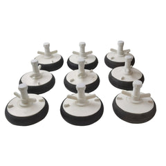9x Nylon Mechanical Pipe Test plug bung with 13mm bypass 119mm to 142mm - Twin Eagle Imports