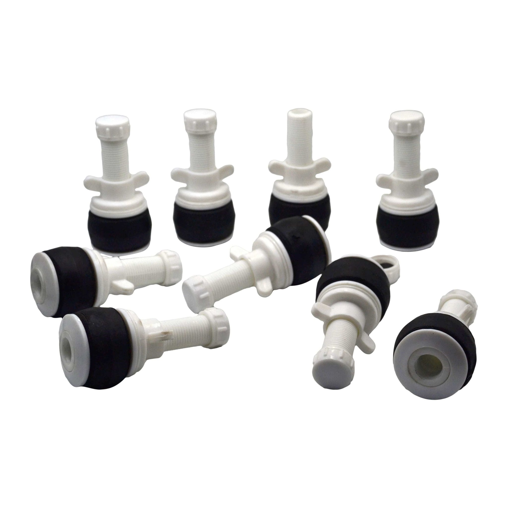 9x Nylon Mechanical Pipe Test Plug Bung with 13mm Bypass 49mm to 54mm - Twin Eagle Imports