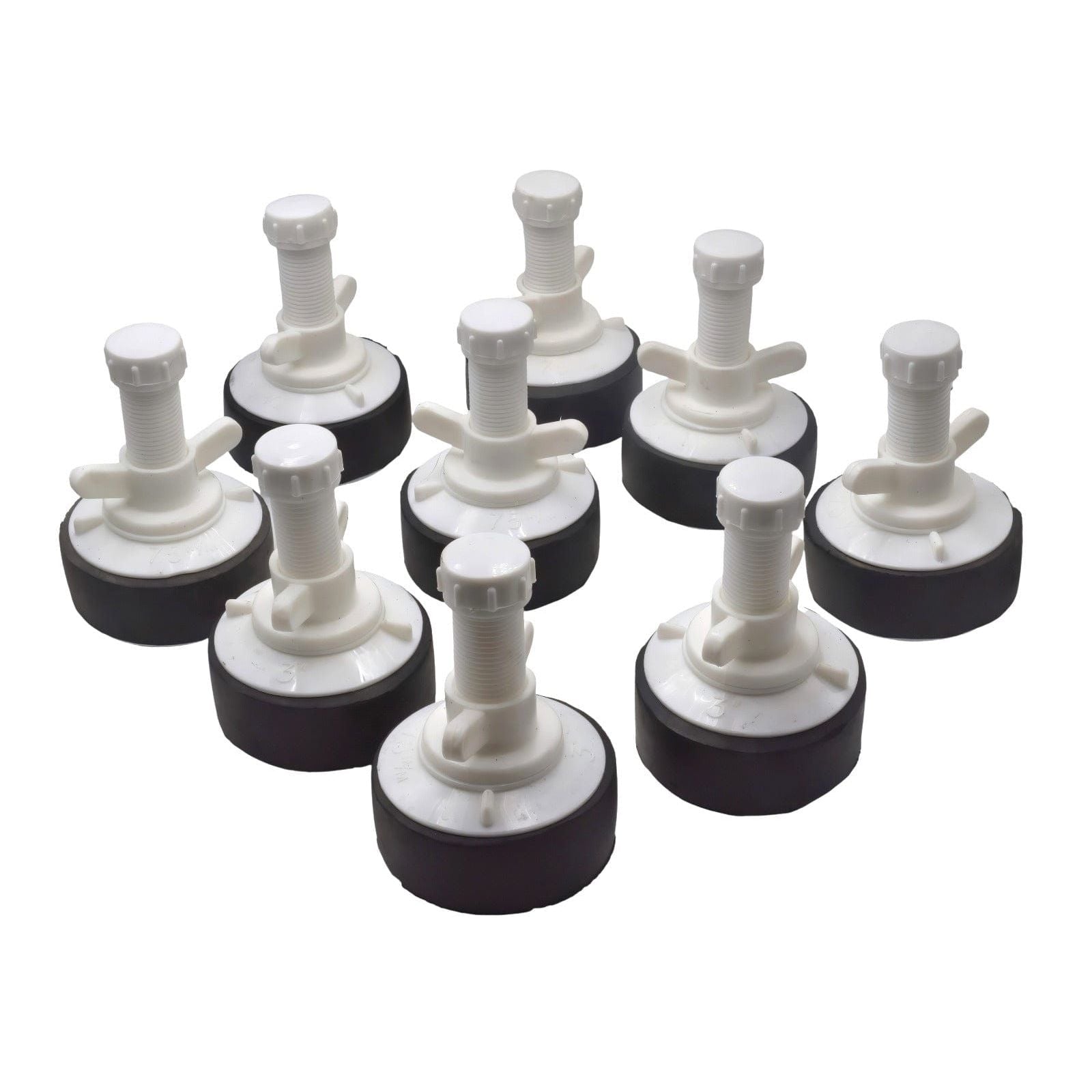 9x Nylon Mechanical Pipe Test plug bung with 13mm bypass 73mm to 88mm - Twin Eagle Imports
