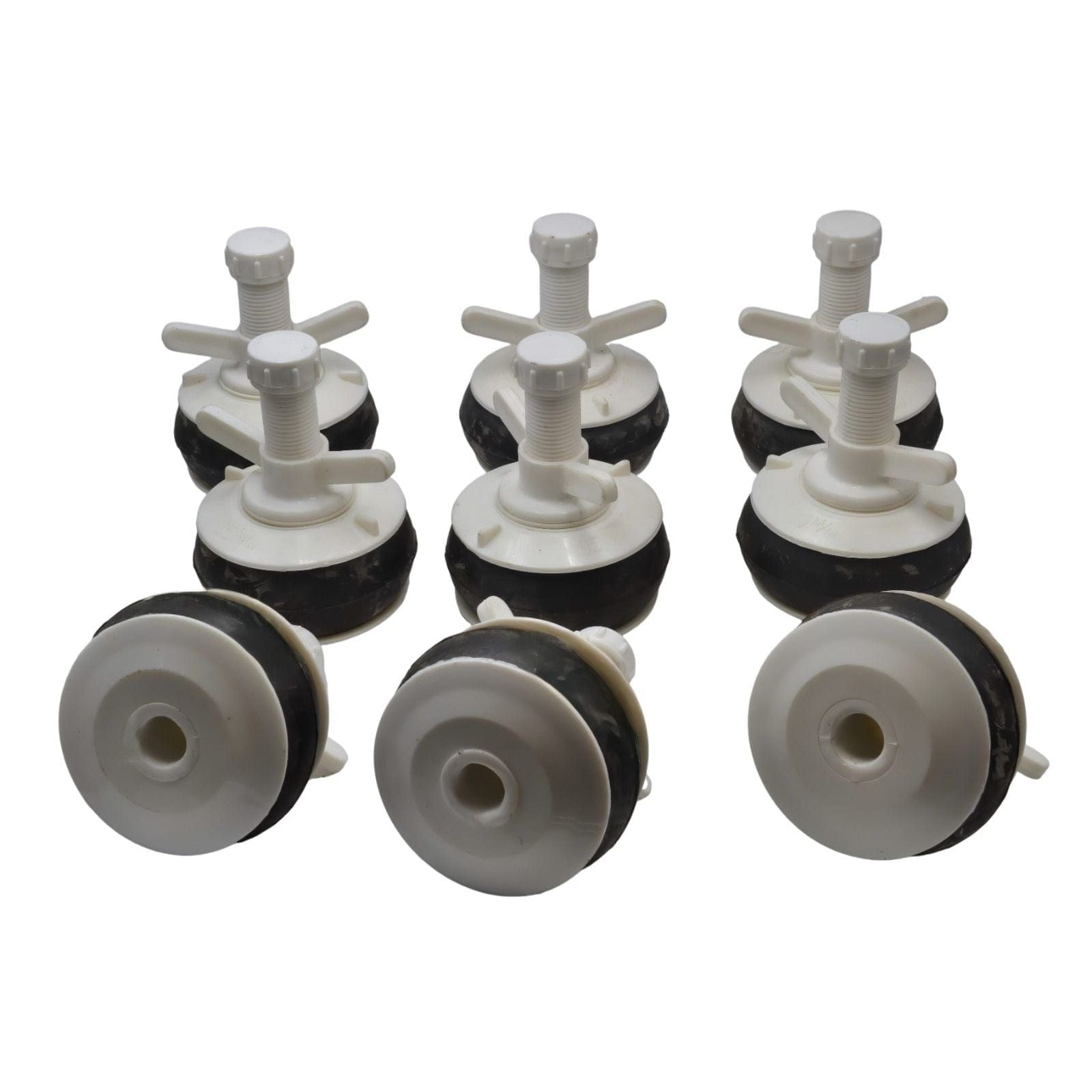 9x Nylon Mechanical Pipe Test plug bung with 13mm bypass 85mm to 92mm - Twin Eagle Imports