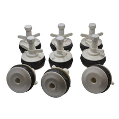 9x Nylon Mechanical Pipe Test plug bung with 13mm bypass 85mm to 92mm - Twin Eagle Imports