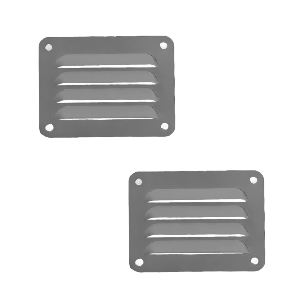 Haron 1007S Aluminium Vents –  Anodised Silver