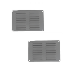  Haron 2251W Aluminium Vents – Anodised Silver 