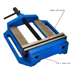 HD DRILL PRESS VICE 200MM