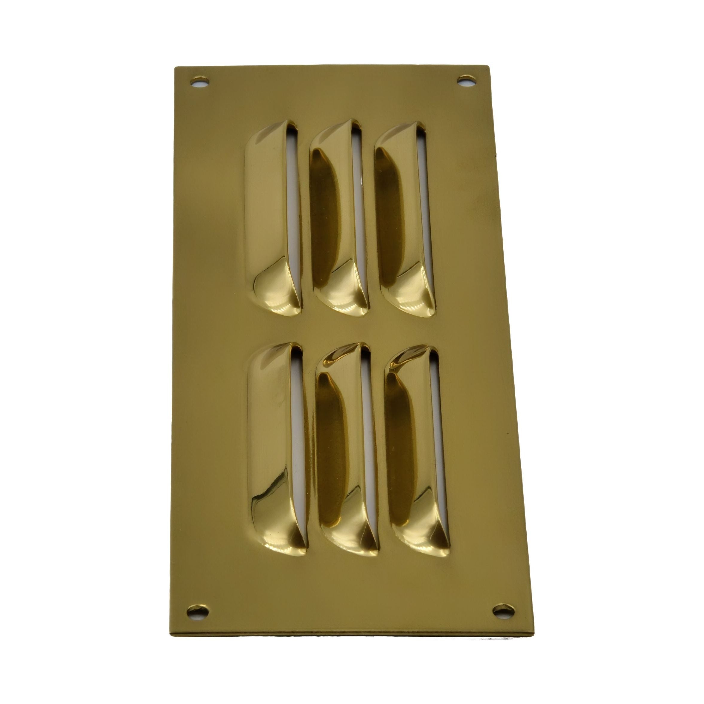 Haron B981  Brass Louvered Vents 140 x 50mm