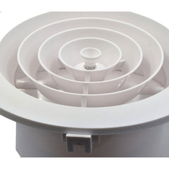 Haron 150RV Round Ducting Ceiling Diffuser – Vent Facing 150mm Round