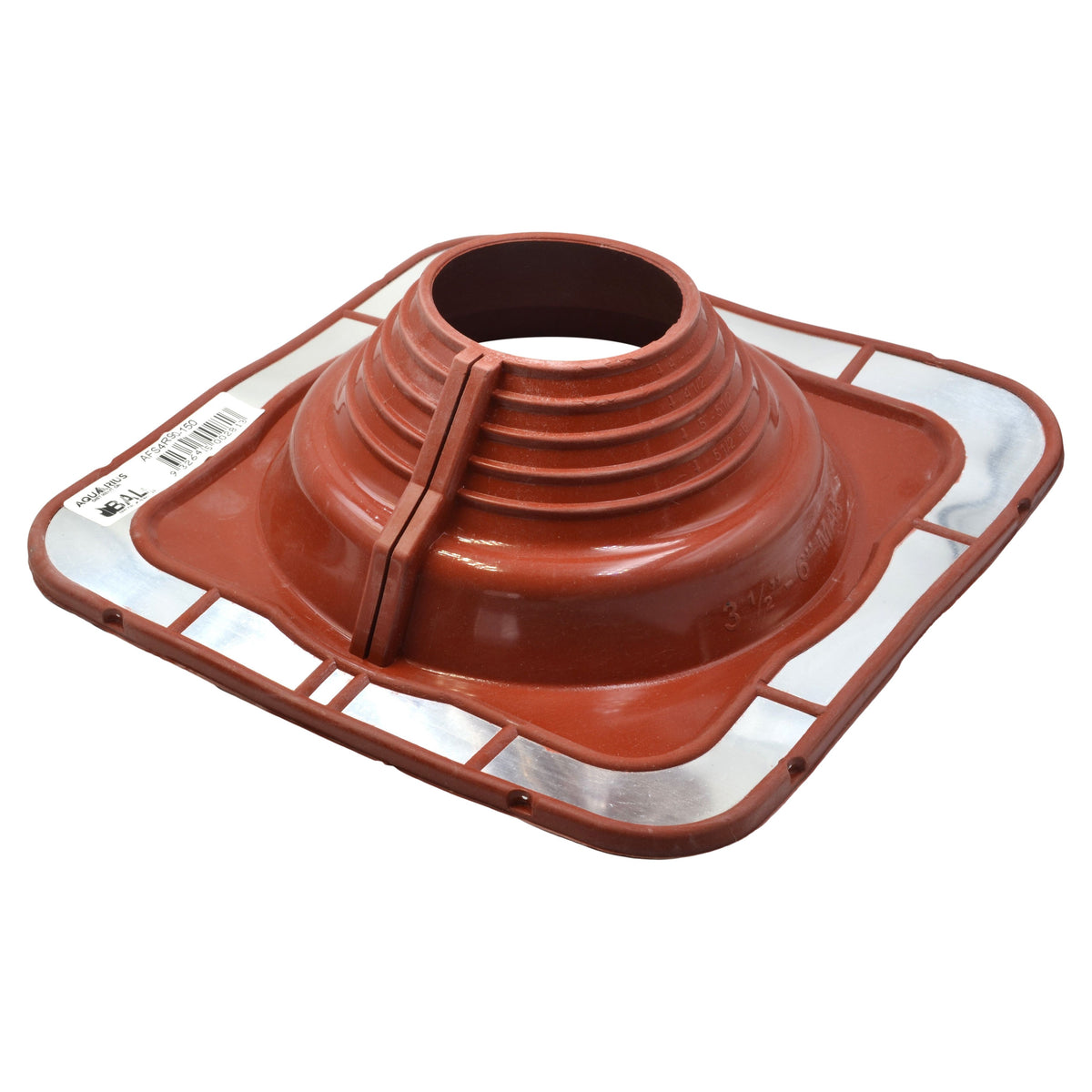 Aquaseal FlashRite #4 Metal Roof Pipe Flashing Red 90-150mm