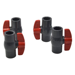 x4 PVC Pipe Female/Female 1/2" Slip Join Ball Valve