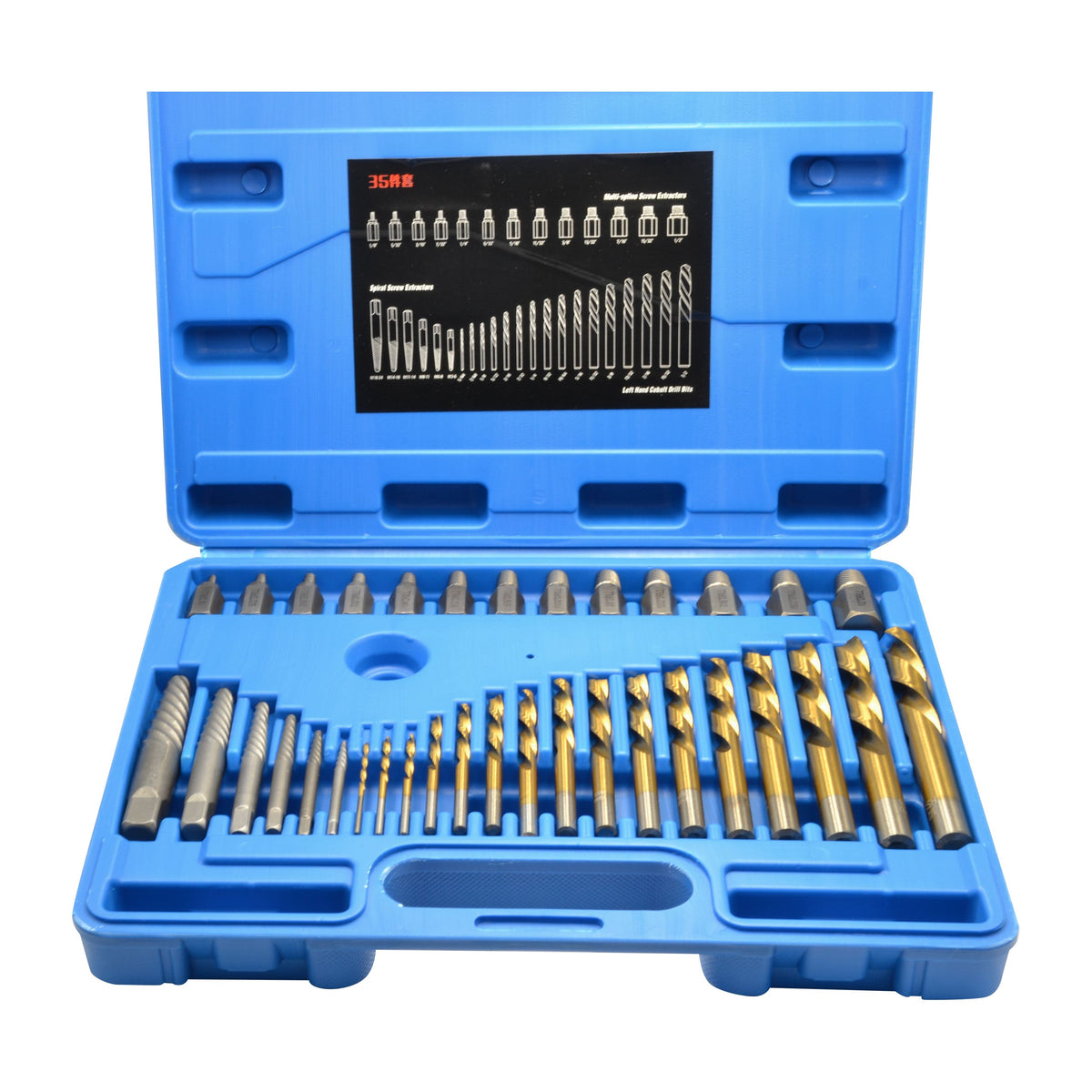 Broken Bolt Master Extractor Kit 35 Piece