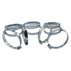 10 Piece Zinc Coated Steel 65-89mm Worm Drive Hose Clamp