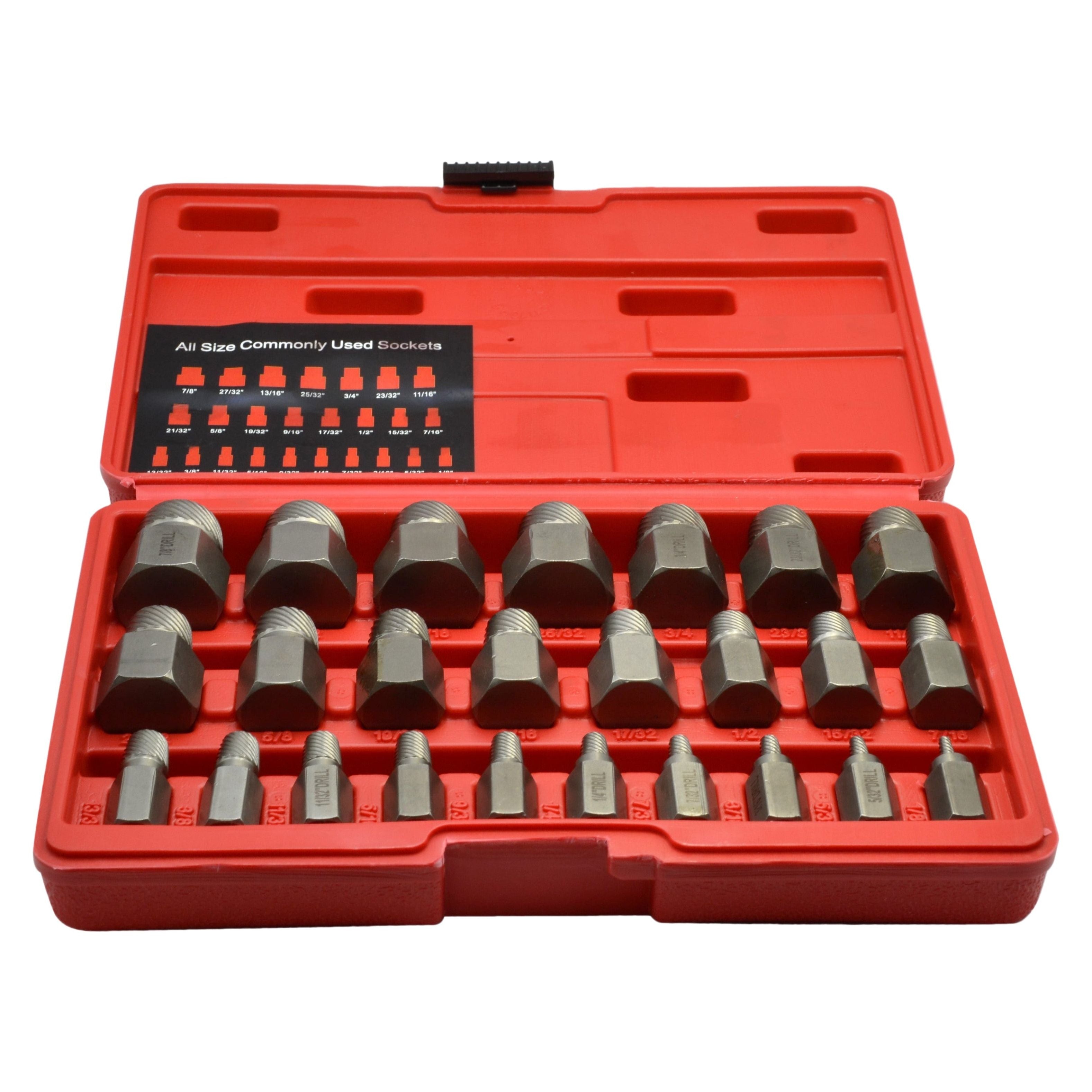 Multi Spline Screw Extractor 25 Piece Kit