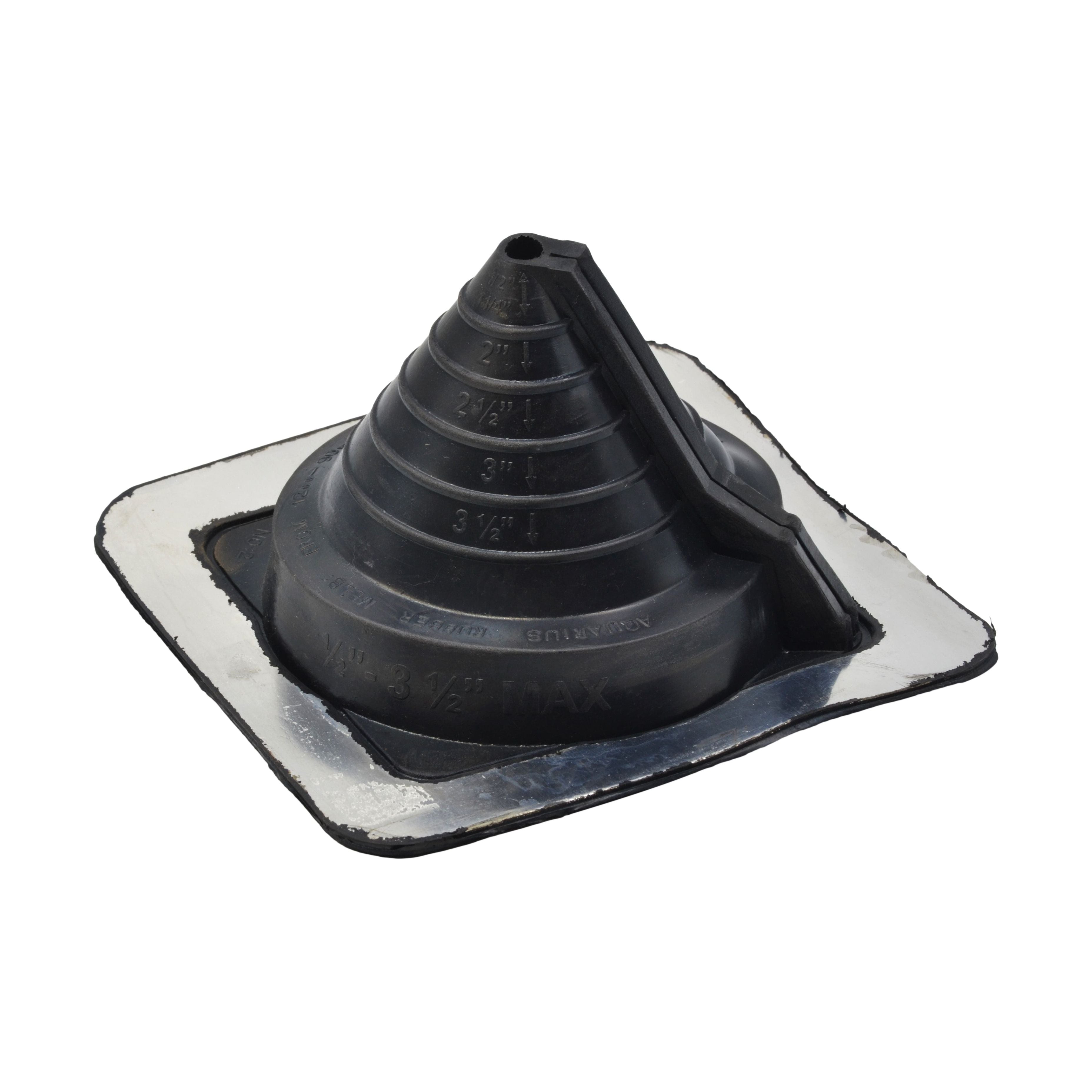 Aquaseal Aquadapt #2 Roof Pipe Flashing Black 10-70mm