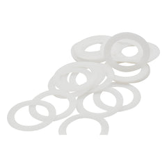 25-Pack White Nylon Washers for Vanity Basin/Tap Seals