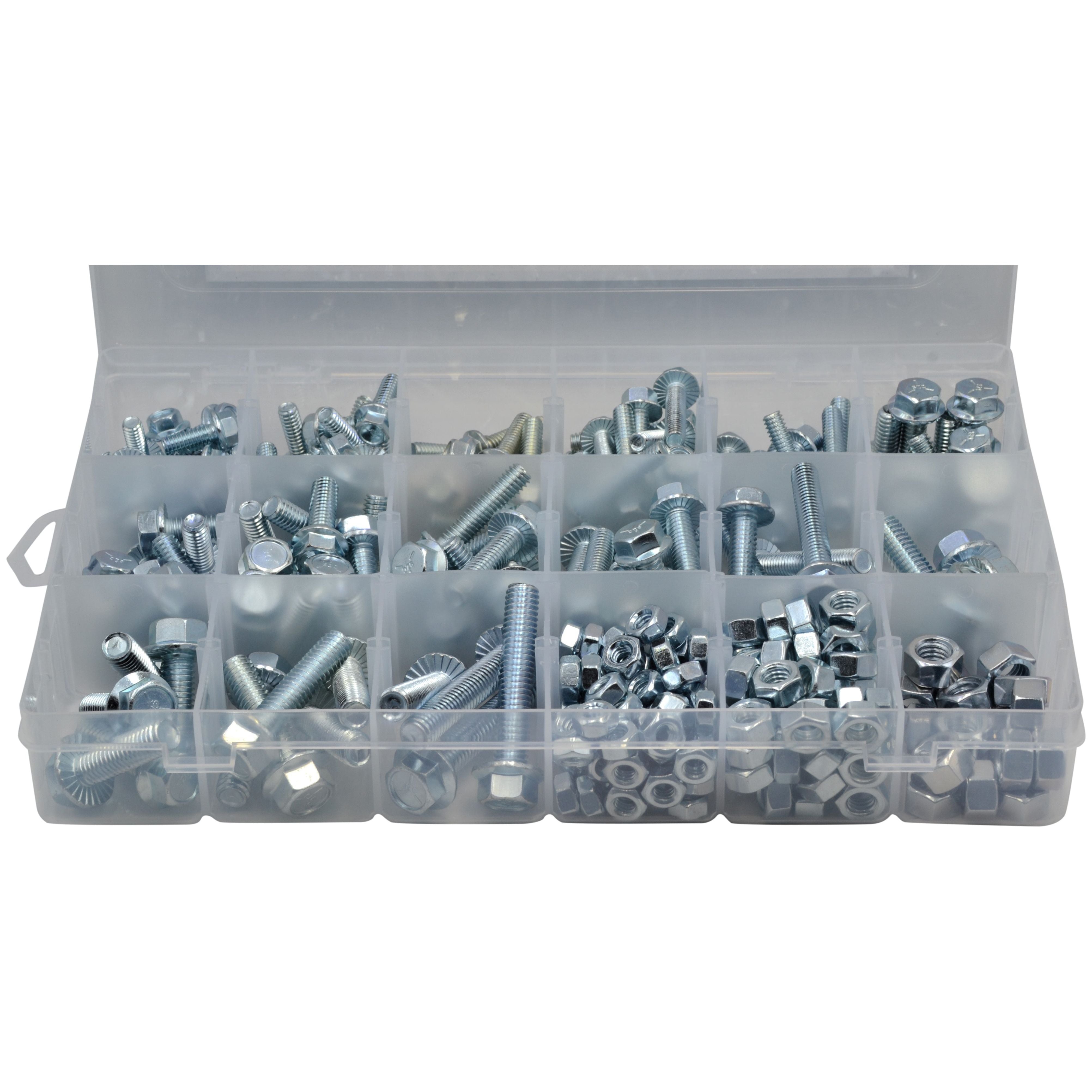 318 pc High Tensile Imperial Flange Nut and Bolt Grab Kit