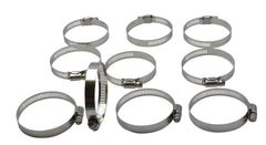 10 Piece 304 Stainless Steel 52-76mm Worm Drive Hose Clamp