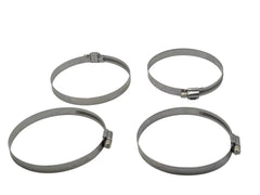 4 Piece Kale 304 Stainless Steel 90-110mm Worm Drive Hose Clamp