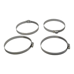 4 Piece Kale 304 Stainless Steel 118-140mm Worm Drive Hose Clamp