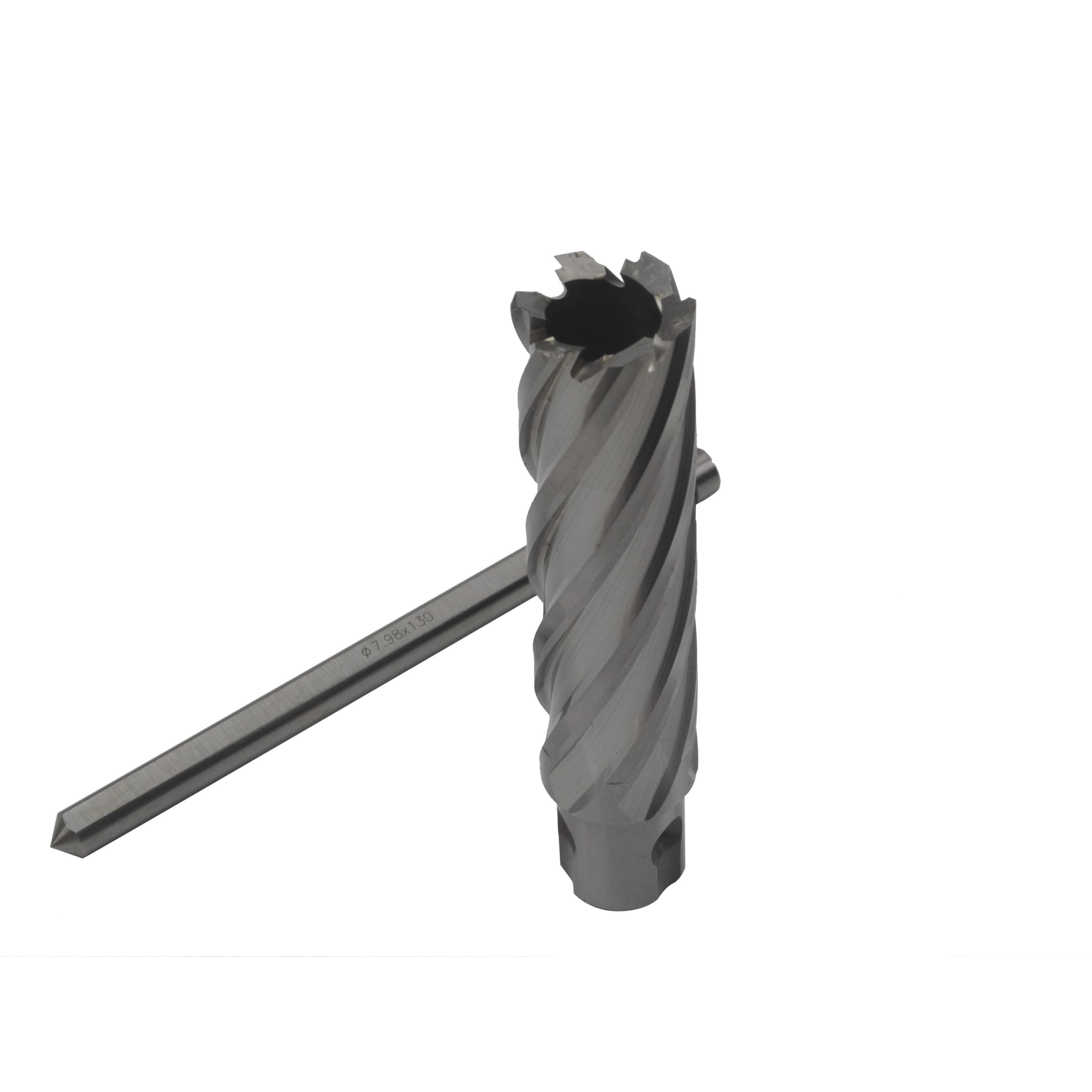 24 x 75mm D.O.C HSS Weldon Shank Annular Cutter with Pilot Pin