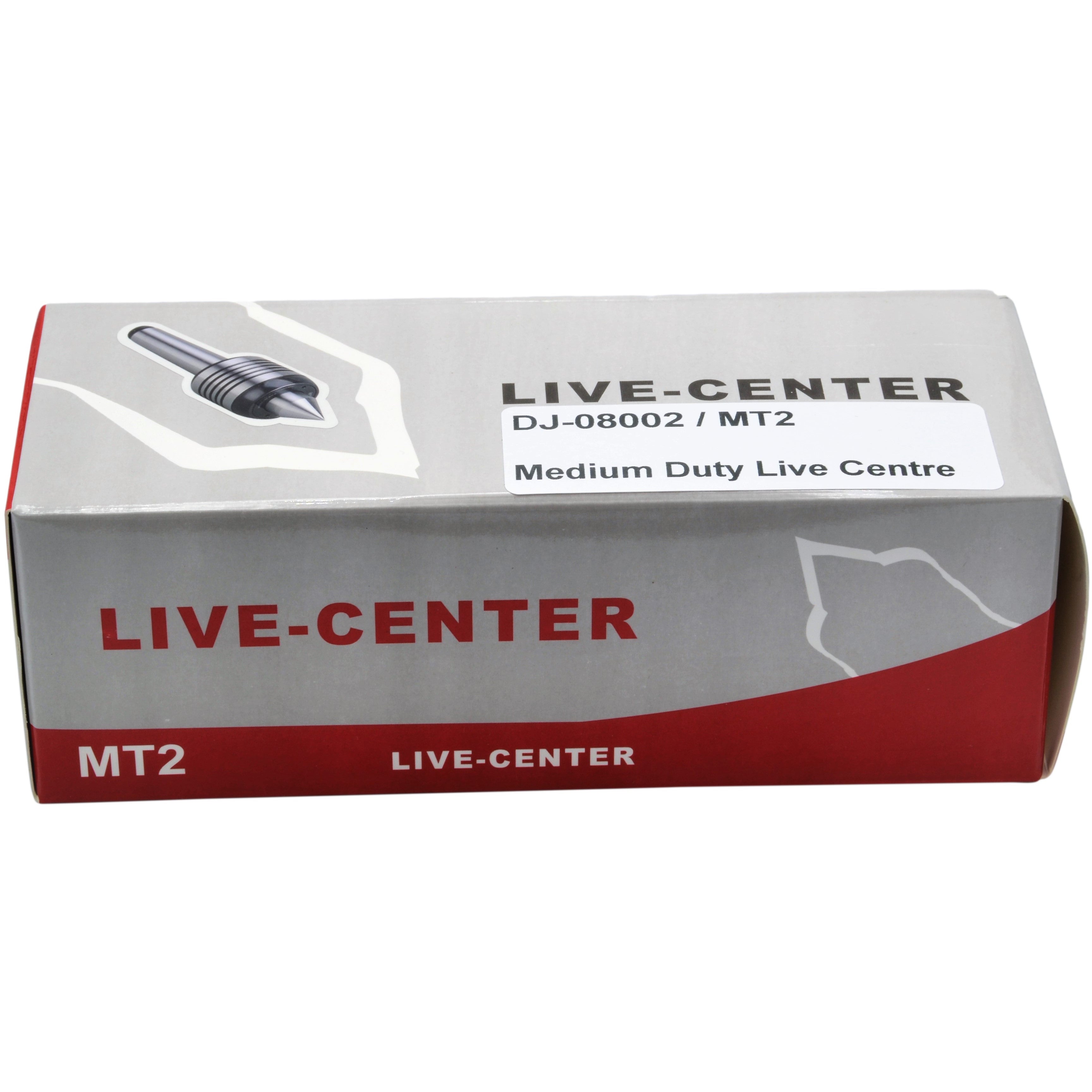 Morse Taper 2 Medium Duty Live Centre M10 drawbar