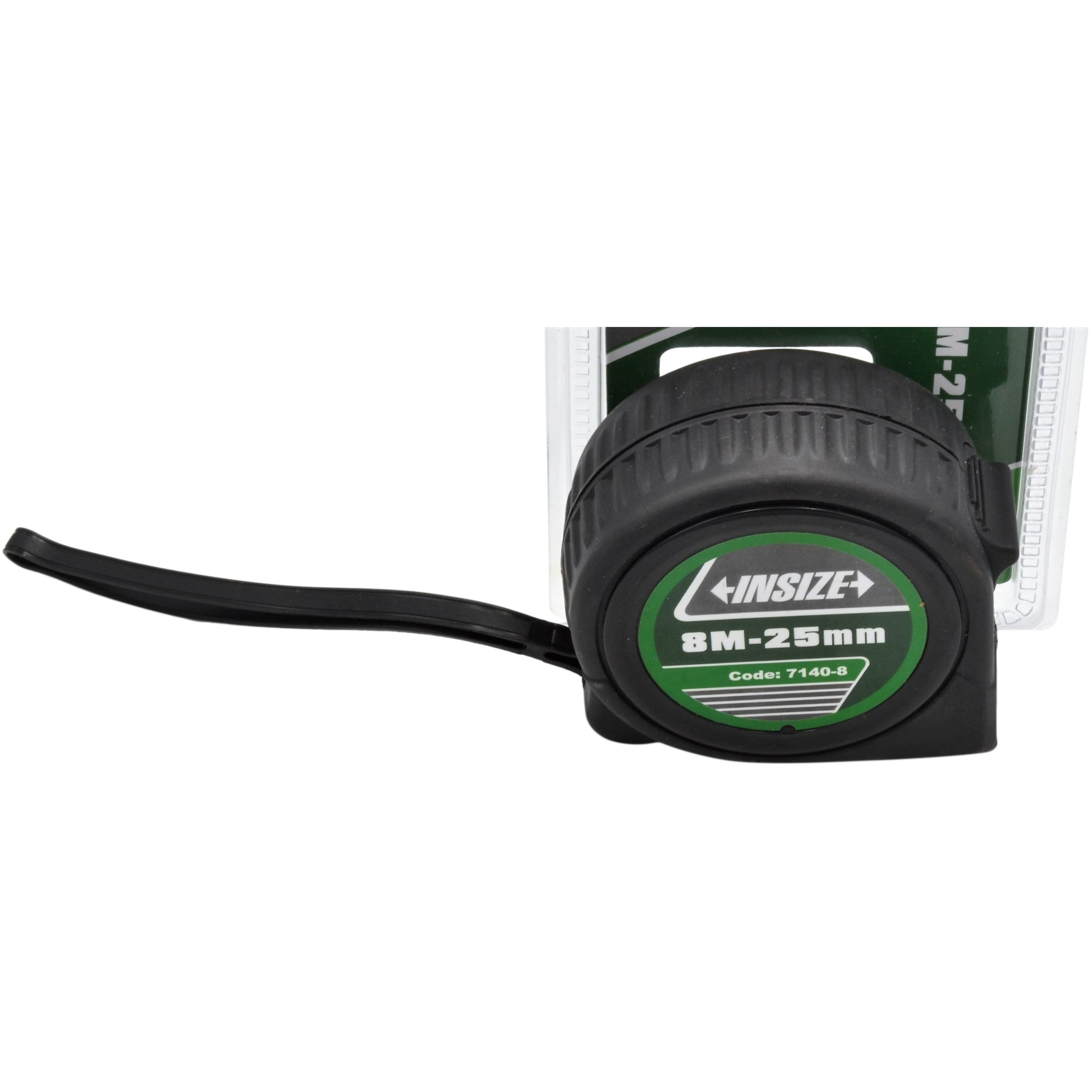 Insize Metric 8M Tape Measure with Auto Retract Series 7140-8