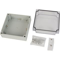 ABS IP66 Clear Lid Junction Box 125 x 175 x 100mm