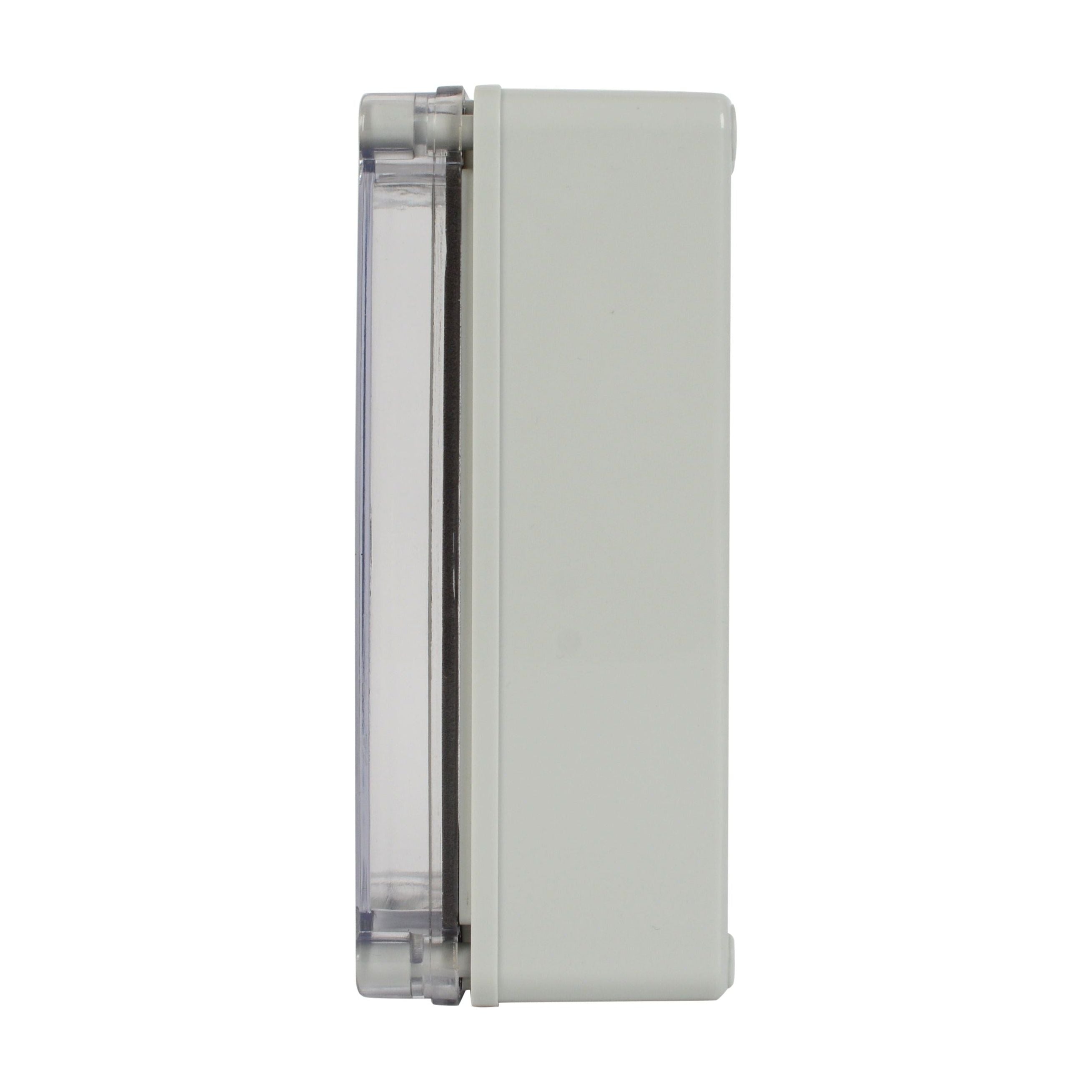ABS IP66 Clear Lid Junction Box 80 x 180 x 70mm
