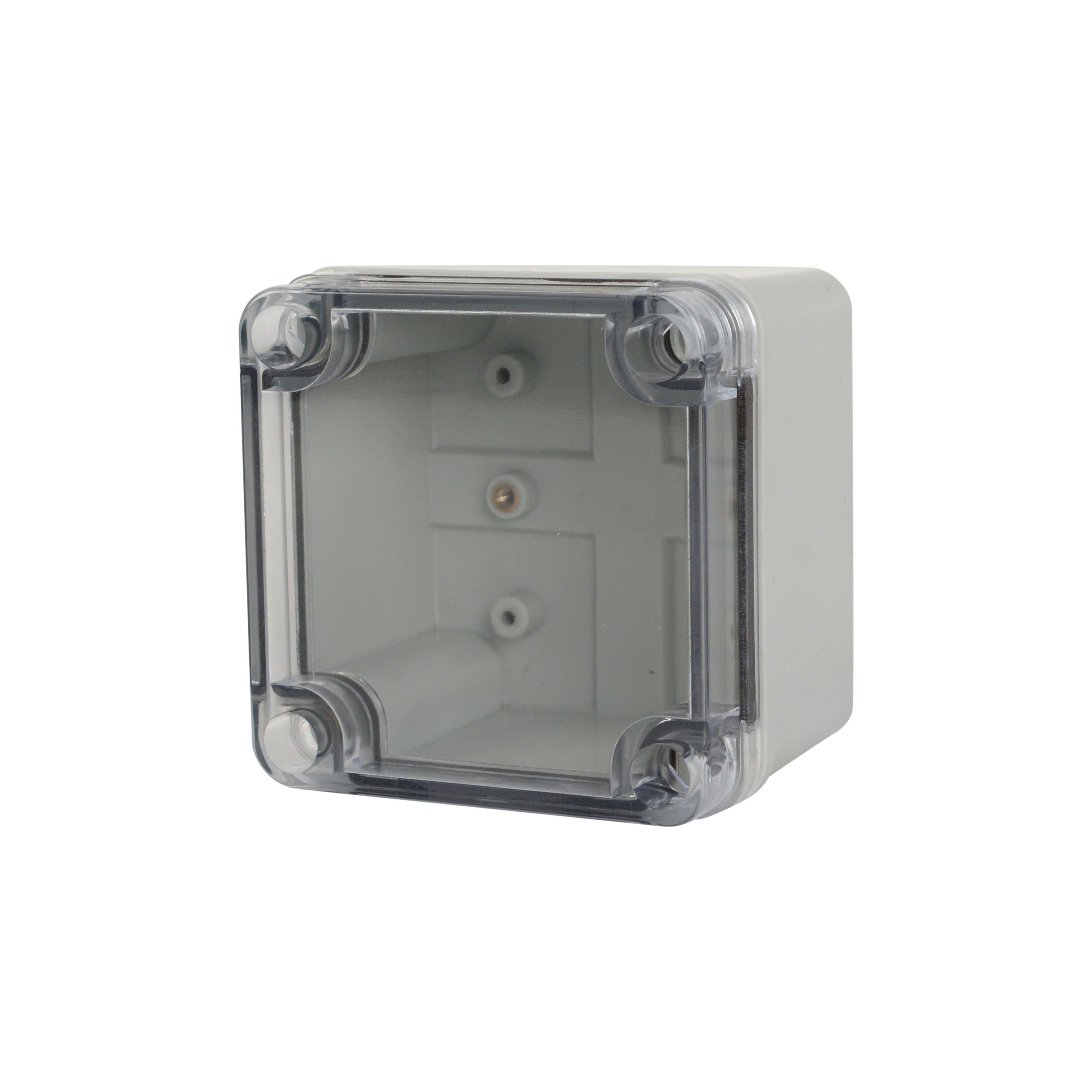 ABS IP66 Clear Lid Junction Box 100 x 100 x 75mm