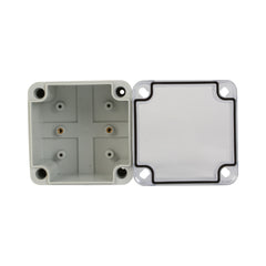 ABS IP66 Clear Lid Junction Box 100 x 100 x 75mm