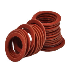 25pk M12.8x9.5x0.8mm Red Fibre Flat Washers 