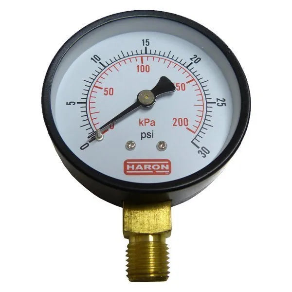 Haron HGL: 200 KPA/30 PSI Pressure Gauge