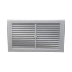 Haron 95W Wall Vent – White. Vent Facing 245 x 145mm