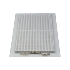 Haron 95W Wall Vent – White. Vent Facing 245 x 145mm