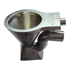 Southern Cross 304 Stainless Steel Pedestal Toilet Pan - P Trap