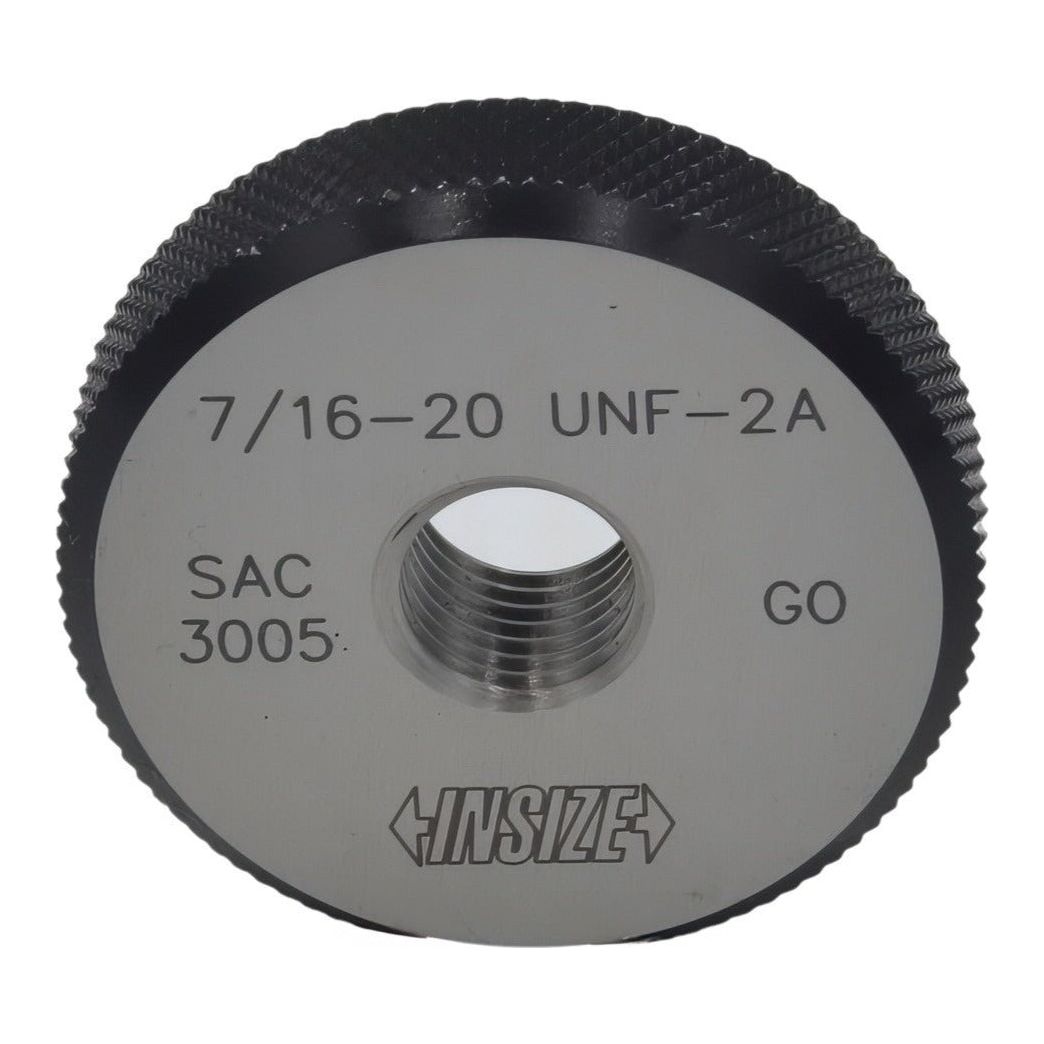 Insize Imperial Thread Ring Gauge 7/16-20UNF  Series 4633-7D2 