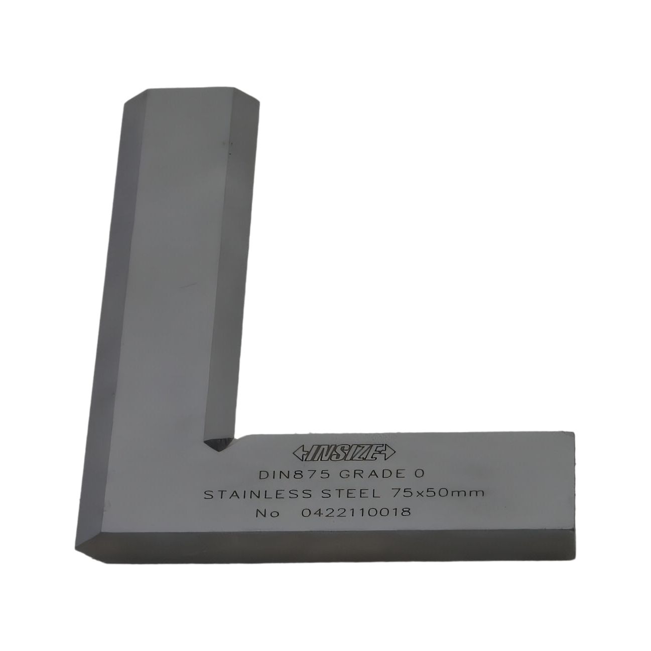 Insize Beveled Edge Square 50×40 mm Grade 0 Series 4790-500