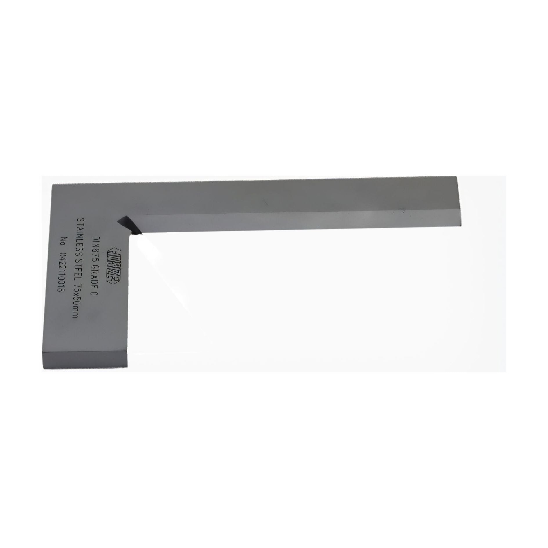 Insize Beveled Edge Square 50×40 mm Grade 0 Series 4790-500